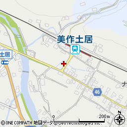 岡山県美作市土居358周辺の地図