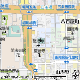 京都府京都市下京区卜味金仏町186周辺の地図
