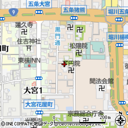 京都府京都市下京区柿本町595-141周辺の地図