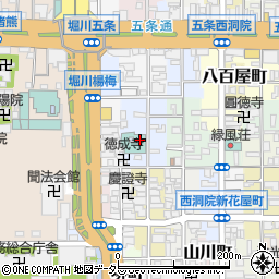 京都府京都市下京区卜味金仏町186-2周辺の地図