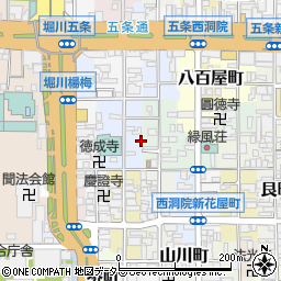 京都府京都市下京区卜味金仏町180周辺の地図