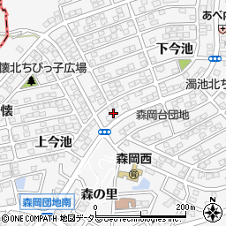 愛知県知多郡東浦町森岡下今池17-61周辺の地図