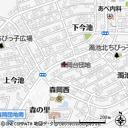 愛知県知多郡東浦町森岡下今池5-7周辺の地図