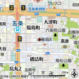 京都府京都市下京区和泉町534周辺の地図