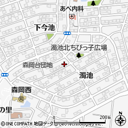 愛知県知多郡東浦町森岡下今池5-31周辺の地図