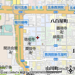 京都府京都市下京区卜味金仏町185周辺の地図