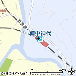 備中神代駅周辺の地図