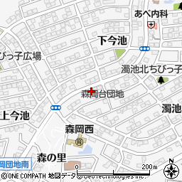 愛知県知多郡東浦町森岡下今池5-9周辺の地図