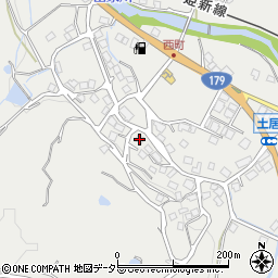 岡山県美作市土居2313周辺の地図