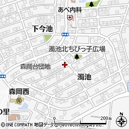 愛知県知多郡東浦町森岡下今池5-29周辺の地図