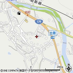岡山県美作市土居2587周辺の地図
