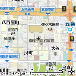 京都府京都市下京区蛭子町153-4周辺の地図