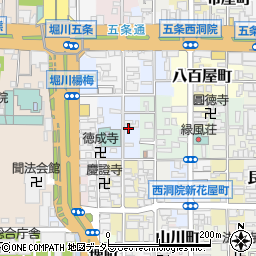 京都府京都市下京区卜味金仏町185-1周辺の地図