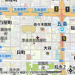 京都府京都市下京区蛭子町157-10周辺の地図