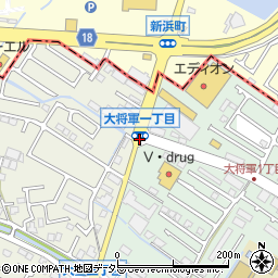 大将軍１周辺の地図