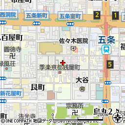 京都府京都市下京区蛭子町157-6周辺の地図
