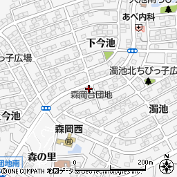 愛知県知多郡東浦町森岡下今池5-13周辺の地図