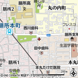 京都信用金庫膳所支店周辺の地図