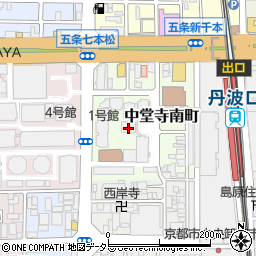 京都府庁商工労働観光部中小企業技術センター周辺の地図