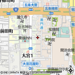 京都府京都市下京区柿本町595-74周辺の地図