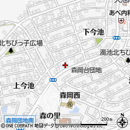 愛知県知多郡東浦町森岡下今池17-59周辺の地図