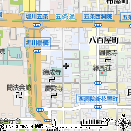 京都府京都市下京区卜味金仏町187周辺の地図