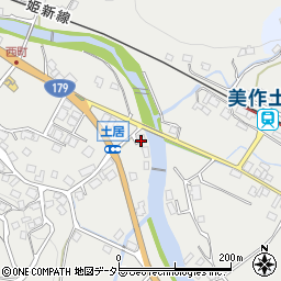 岡山県美作市土居2628周辺の地図