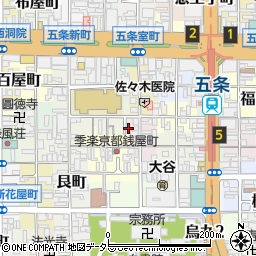 京都府京都市下京区蛭子町157-11周辺の地図