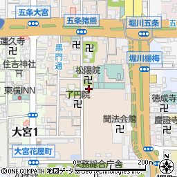 京都府京都市下京区柿本町700-1周辺の地図