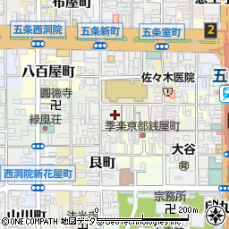 京都府京都市下京区蛭子町周辺の地図