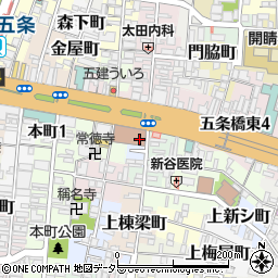 京都府京都市東山区石垣町西側周辺の地図