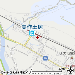 岡山県美作市土居3036周辺の地図