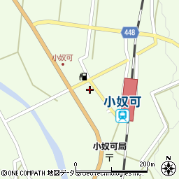 広島県庄原市東城町小奴可2657周辺の地図