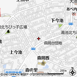 愛知県知多郡東浦町森岡下今池17-53周辺の地図