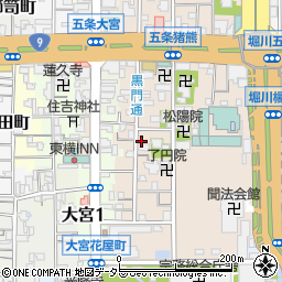 京都府京都市下京区柿本町595-3周辺の地図