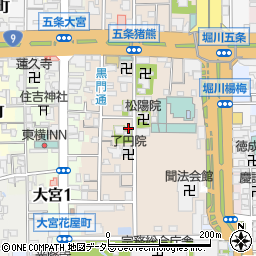 京都府京都市下京区柿本町670-6周辺の地図