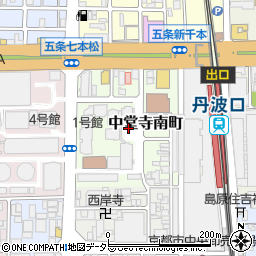 京都府京都市下京区中堂寺南町133周辺の地図