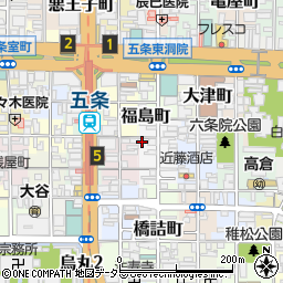 京都府京都市下京区和泉町531周辺の地図