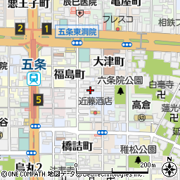 京都府京都市下京区塗師屋町118周辺の地図