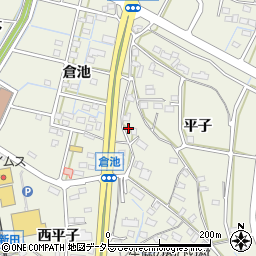 愛知県東海市加木屋町平子15-4周辺の地図