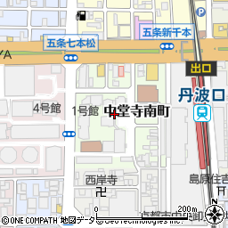 京都府京都市下京区中堂寺南町134周辺の地図