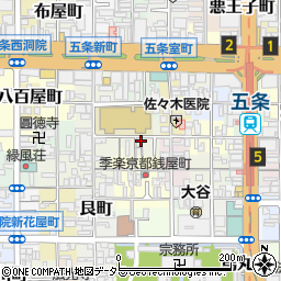 京都府京都市下京区蛭子町156周辺の地図