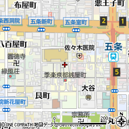 京都府京都市下京区蛭子町156-2周辺の地図