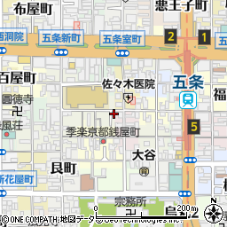 京都府京都市下京区蛭子町157-16周辺の地図