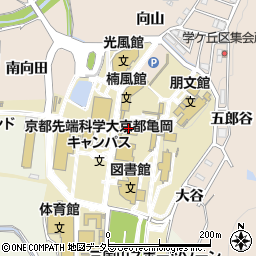 ファミリーマート京都学園大学店周辺の地図