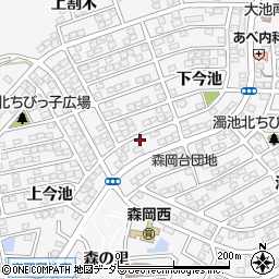 愛知県知多郡東浦町森岡下今池17-52周辺の地図