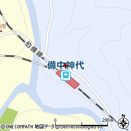 岡山県新見市西方3885周辺の地図