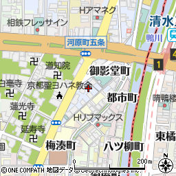 京都府京都市下京区平居町周辺の地図