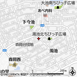 愛知県知多郡東浦町森岡下今池5-27周辺の地図