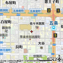 京都府京都市下京区蛭子町157-14周辺の地図